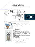 Komponen Dan Fungsi Sistem Pengapian Konvensional