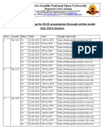 BLIS Counselling Schedule July 2022