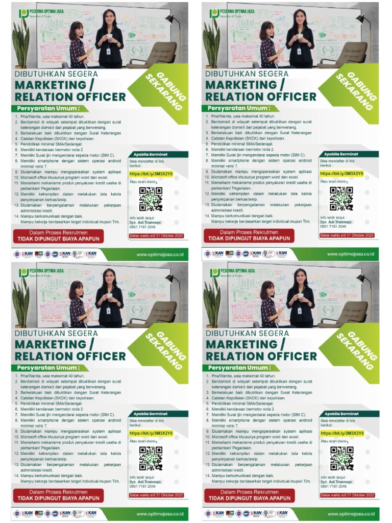 flyer lowongan.docx | PDF