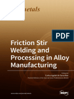 Friction Stir Welding and Processing in Alloy Manufacturing-2