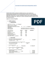 Informe de Observaciones en Dosificacion Requerida Según TDR