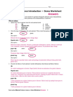 MSE Worksheet 1