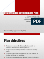 Professional Development Plan