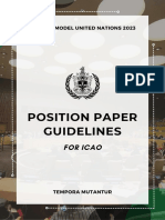 RMUN 2023 ICAO Position Paper Guidelines