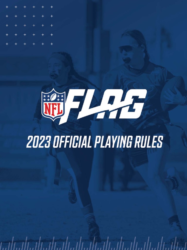 NFL Flag Rulebook 21423 PDF Quarterback Sports Rules And Regulations