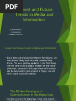 Current and Future Trends in Media and Information GROUP 2