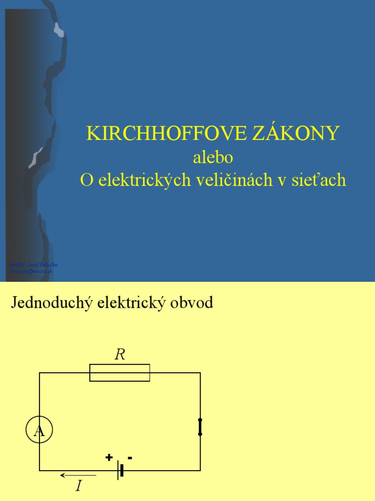 03-Kirchhoffove Zakony | PDF