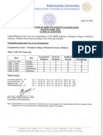 Schedule For III MBBS Practical and Viva Exam April 2023 PDF