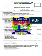 Evaluación Del Segundo Quimestre 2021 - 2022 II B