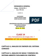 Clase 14 D Termo General 01 2023