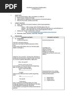 Detailed Lesson Plan in Mathematics