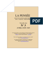 LA PENSEE Revue du Rationalisme moderne Art Sciences Philosophie Nouvelle serie N 3.pdf