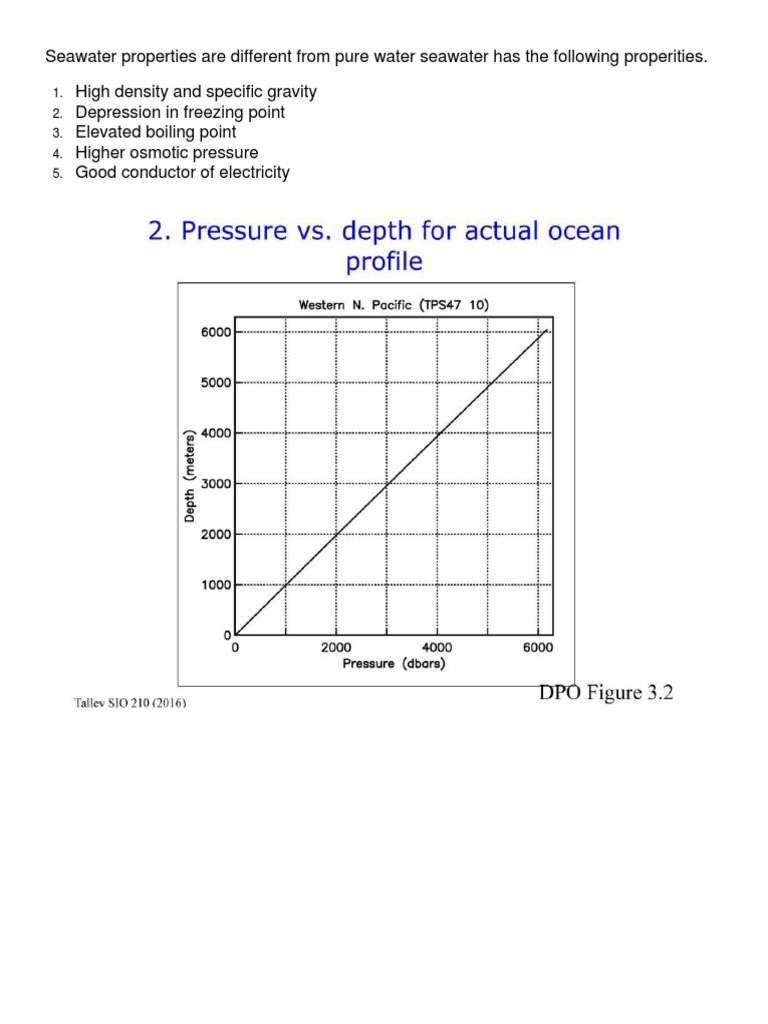 Lecture 01 Properties of Sea Water PDF PDF Accuracy And Precision