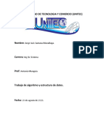 Trabajo de Algoritmo y Estructura de Datos PDF