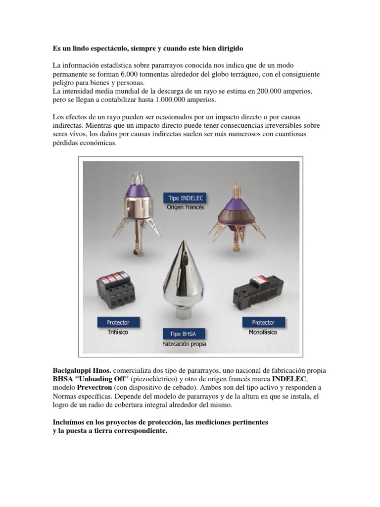 Sist Pararrayos | PDF | Electromagnetismo | Electricidad