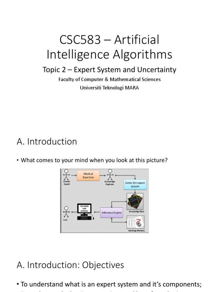 Expert Systems and Uncertainty in AI | PDF | Fuzzy Logic | Expert