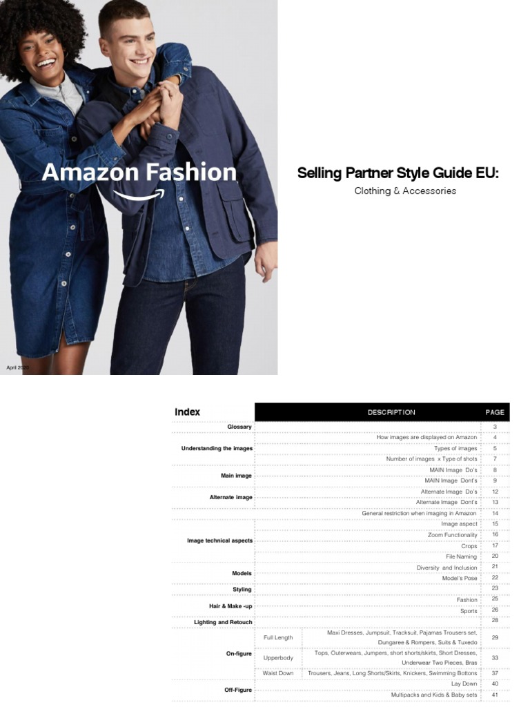 Amazon EU Clothing Image Guidelines | PDF | Skirt | Clothing