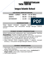 Tata Tertib Perpustakaan Sekolah