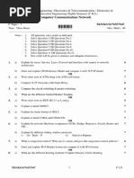 Computer Communication Network QP