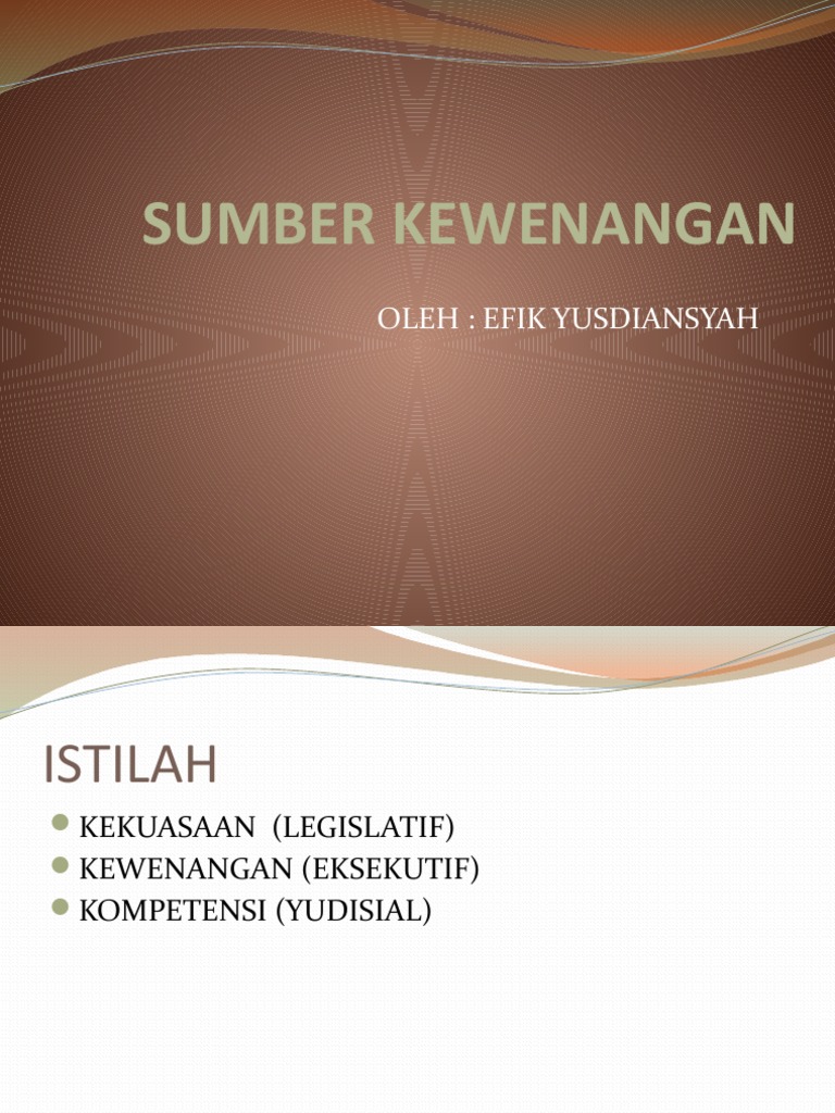 Perbedaan Atribusi, Delegasi, dan Mandat | PDF | Politik