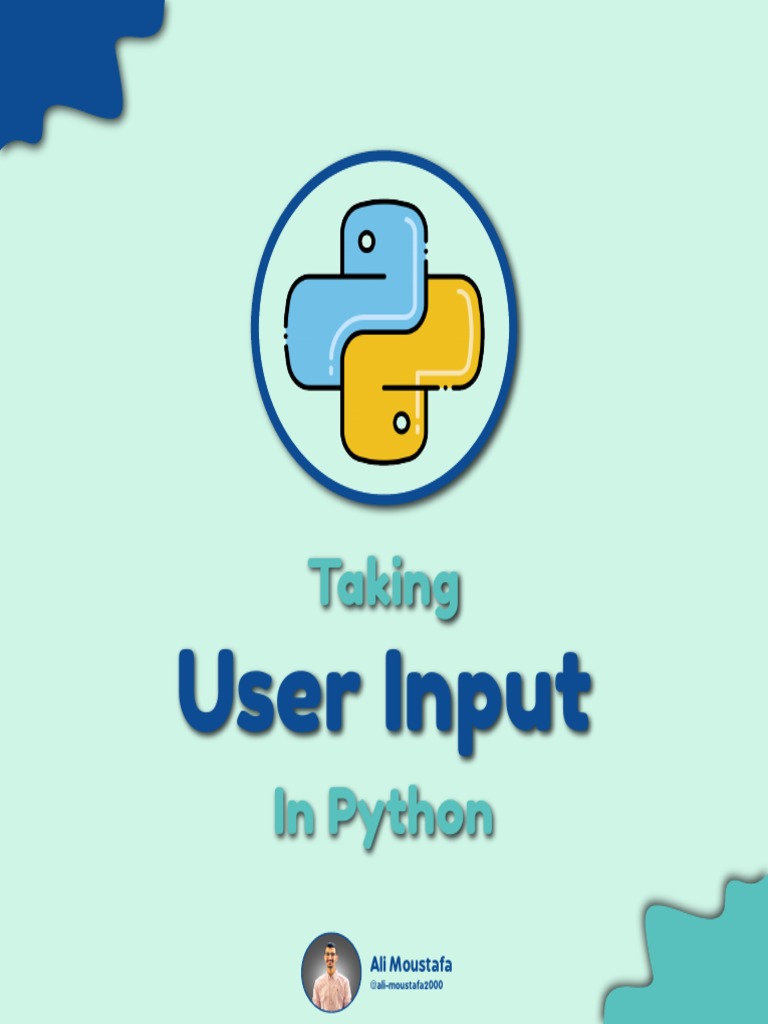 Taking User Input in Python | PDF