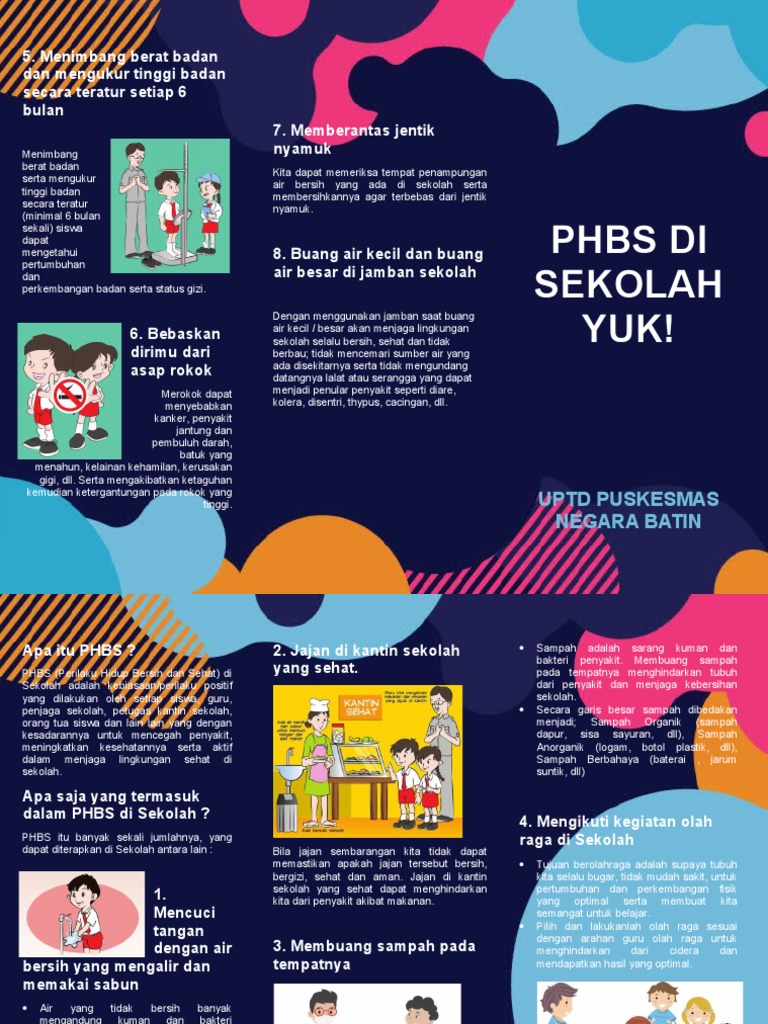 Leaflet PHBS | PDF
