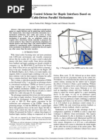 An Admittance Control Scheme For Haptic Interfaces Based On Cable-Driven Parallel Mechanisms