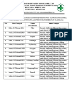 Jadwal Posbiduan Langsingku Kesohor PKM Airgegas