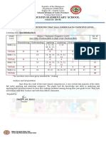 Least Learned Competencies Cognitive Level