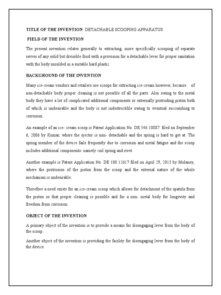 Patent Drafting PDF Tongue Mechanical Engineering