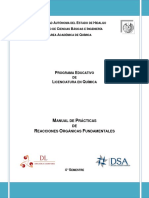 Kami Export - Manual de Prácticas de Laboratorio Reacciones Orgánicas Fundamentales 4o