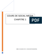 COURS DE SOCIAL MEDIA CHAPITRE 1