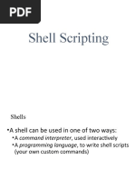 Shell Scripting