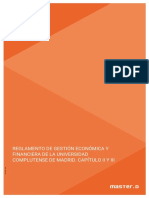 Tema 35. REGLAMENTO DE GESTIÓN ECONÓMICA Y FONANCIERA DE COMPLUTENSE. CAPÍTULO II y III PDF
