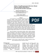 Analisis Faktor-Faktor Yang Mempengaruhi Struktur Modal Pada Perusahaan Manufaktur Yang Listing Di Bursa Efek Indonesia