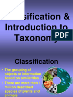 INTRODUCTION TO TAXONOMY