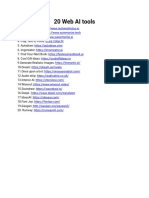 20 Web AI Tools PDF