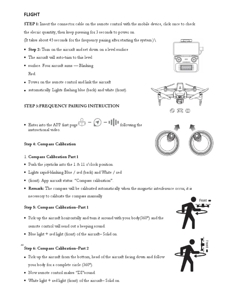 SJCAM F22s 4K PRO Drone User Manual+.pdf | PDF
