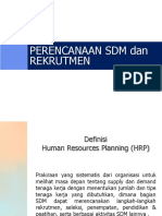 W3 - Perencanaan SDM & Rekrutmen PDF