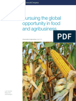 Pursuing The Global Opportunity in Food and Agribusiness