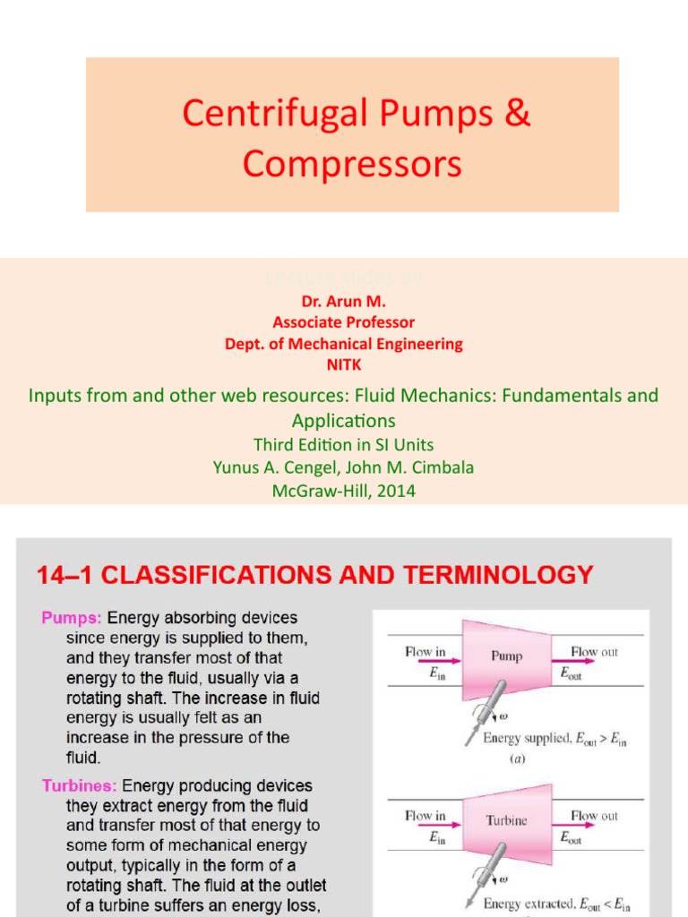 Centrifugal Pumps vs. Compressors Overview | PDF | Pump | Airfoil