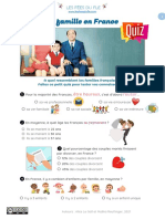 A1 Quiz La Famille en France Les Fées Du Fle PDF