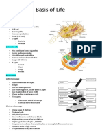 Cells As The Basis of Life Study Notes