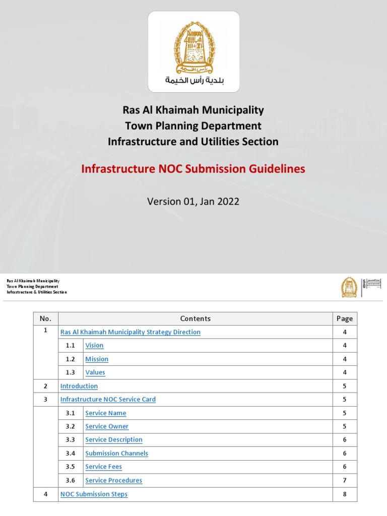 Infrastructure+NOC+Submission+Guidelines+Rev 01+-+EN PDF | PDF ...
