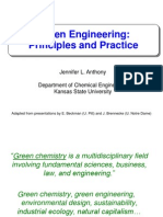 Green Engineering Principles for Sustainable Design