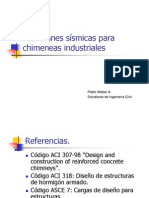 Previsiones sísmicas para chimeneas