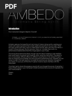 Ambedo - User Manual - PDF