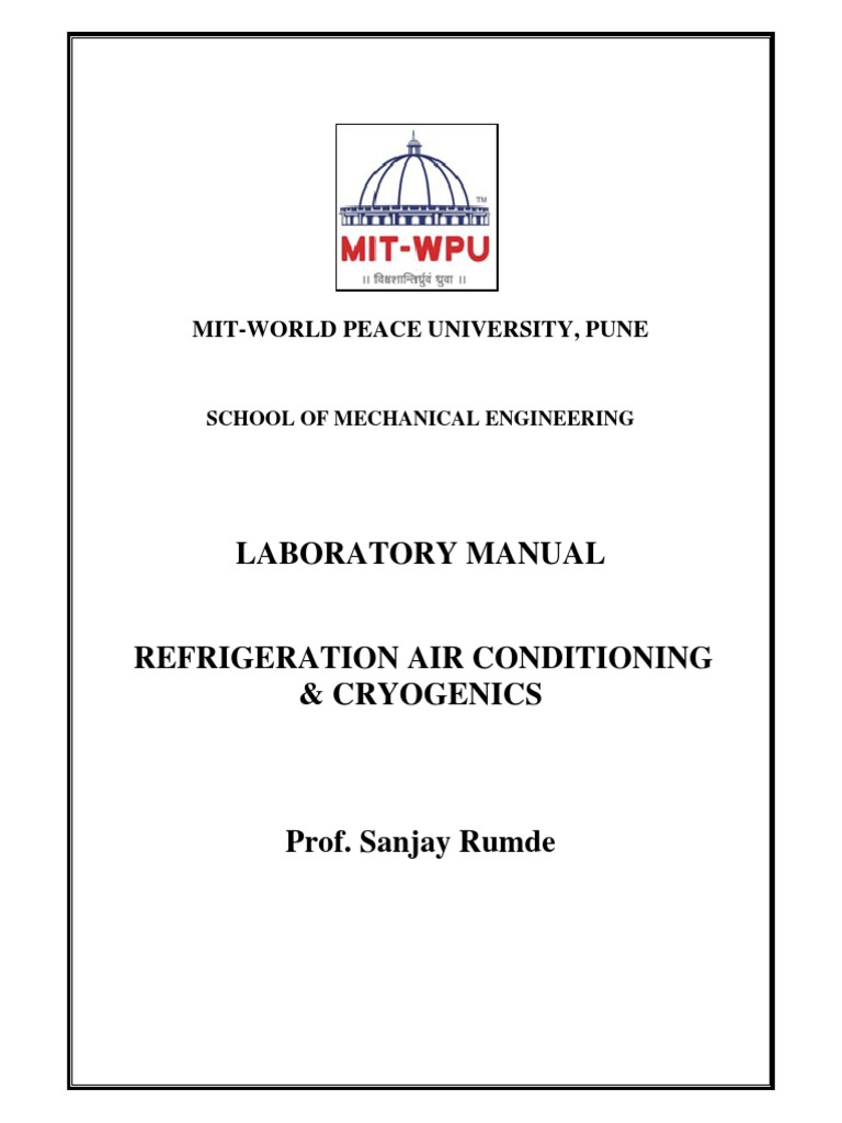 RAC WPULab Manual 202122 PDF