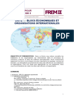 01-FREMII-Unité 1-BLOCS ÉCONOMIQUES ET ORGANISATIONS INTERNATIONALES