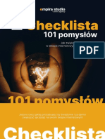 Checklista Pomysłów E-Commerce